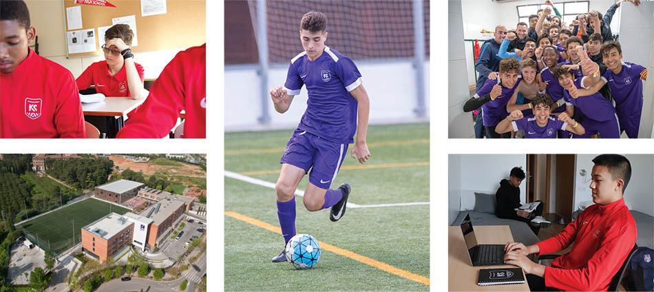 Kaptiva Sports Academy Quality education and training for aspiring footballers in Barcelona